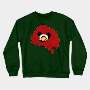 Papaver somniferum Crewneck Sweatshirt